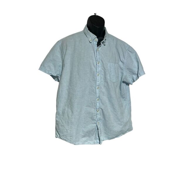 Sonoma Goods for Life Men’s Collared Button Down Blue Shirt Size XL - Picture 1 of 12
